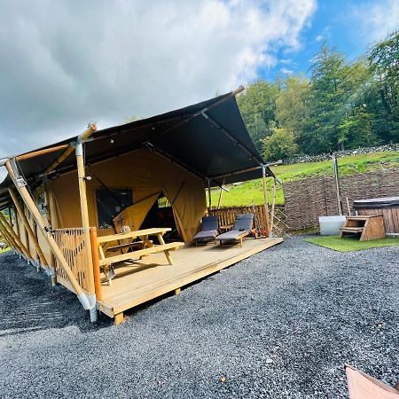 Mountain View Safari Tent With Hot Tub In The Heart Of Snowdonia 多尔盖罗 外观 照片