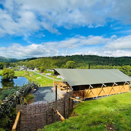 Mountain View Safari Tent With Hot Tub In The Heart Of Snowdonia 多尔盖罗 外观 照片