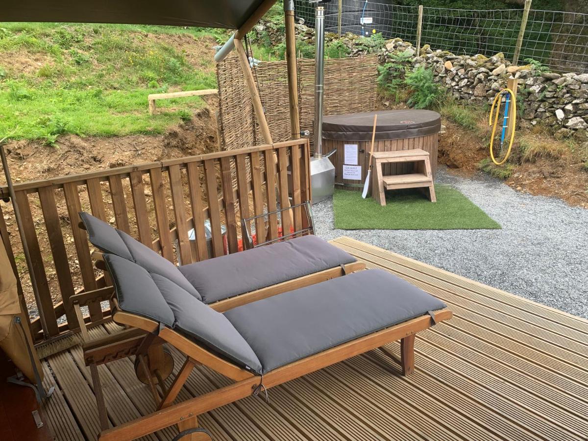 Mountain View Safari Tent With Hot Tub In The Heart Of Snowdonia 多尔盖罗 外观 照片