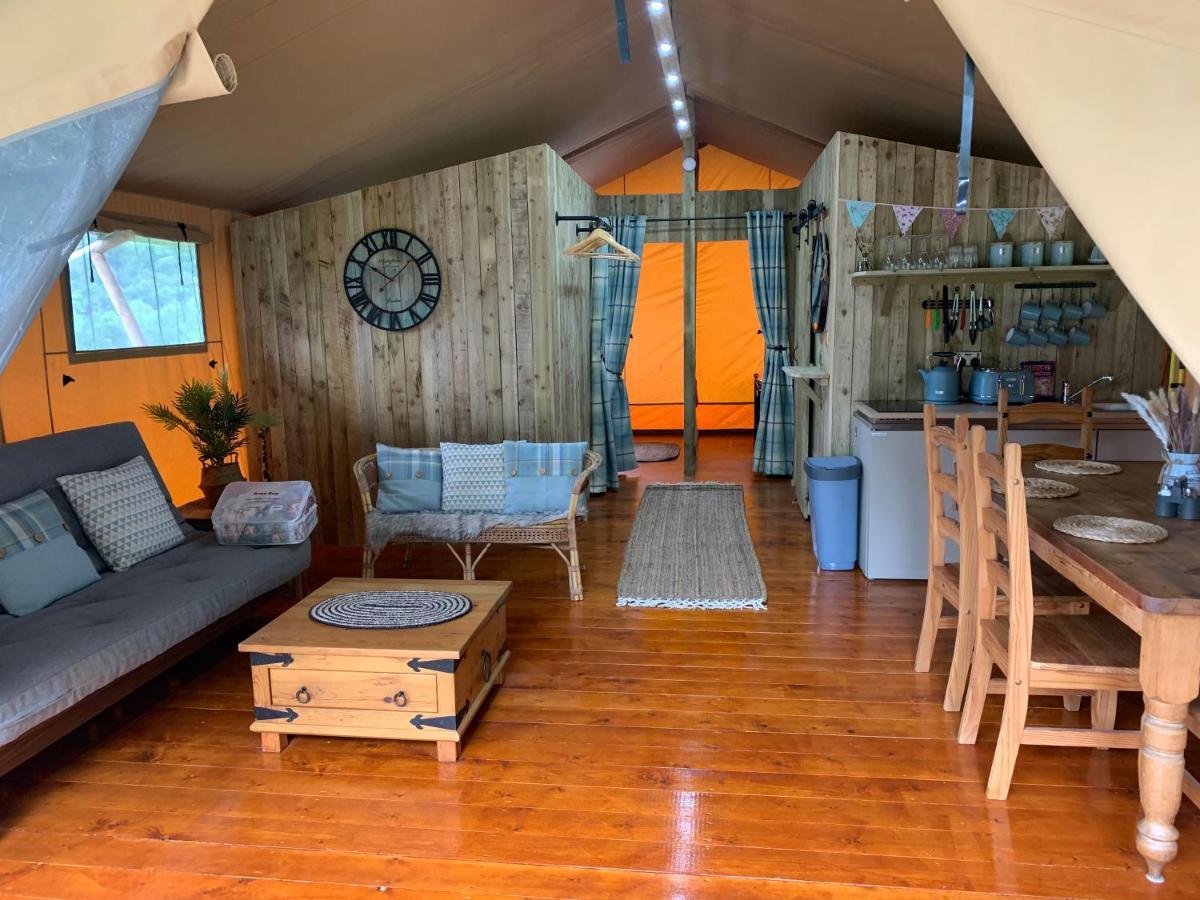 Mountain View Safari Tent With Hot Tub In The Heart Of Snowdonia 多尔盖罗 外观 照片