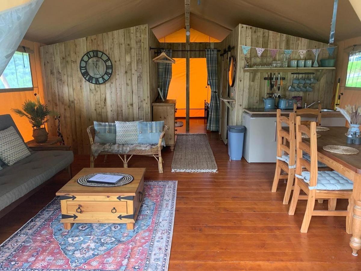 Mountain View Safari Tent With Hot Tub In The Heart Of Snowdonia 多尔盖罗 外观 照片