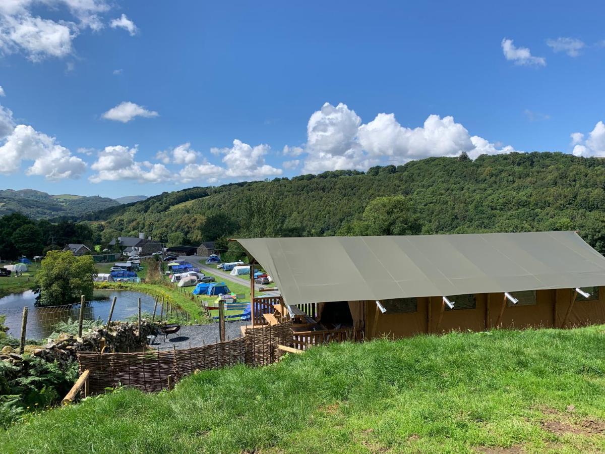 Mountain View Safari Tent With Hot Tub In The Heart Of Snowdonia 多尔盖罗 外观 照片
